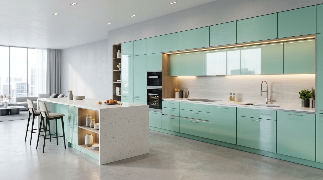 Crystal Glass Kitchen